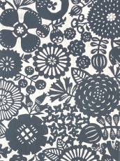 画像1: 【期間限定】amiuの型染め手ぬぐい　Another World ライトブラック・濃紺 (1)