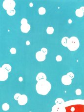 画像2: 和布華の手ぬぐい　空から雪だるま (2)