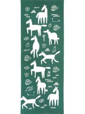 画像3: 【数量限定】岩川旗店の2026年干支「午」手ぬぐい　馬九行久（うまくいく） (3)