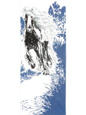 画像3: 【数量限定、12月1日20時より販売開始予定】ルミロックの2026年干支「午」手ぬぐい　ジプシーホース (3)