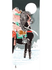 画像3: 【数量限定、12月1日20時より販売開始予定】ルミロックの2026年干支「午」手ぬぐい　月下の偵察 (3)