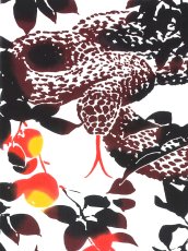 画像1: 【期間限定】ルミロックの干支「巳」手ぬぐい　楽園の蛇 (1)