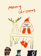 画像1: にじゆらの手ぬぐい　待ちわびるクリスマス (1)