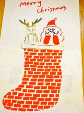 画像4: にじゆらの手ぬぐい　待ちわびるクリスマス (4)