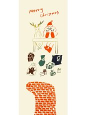 画像3: にじゆらの手ぬぐい　待ちわびるクリスマス (3)