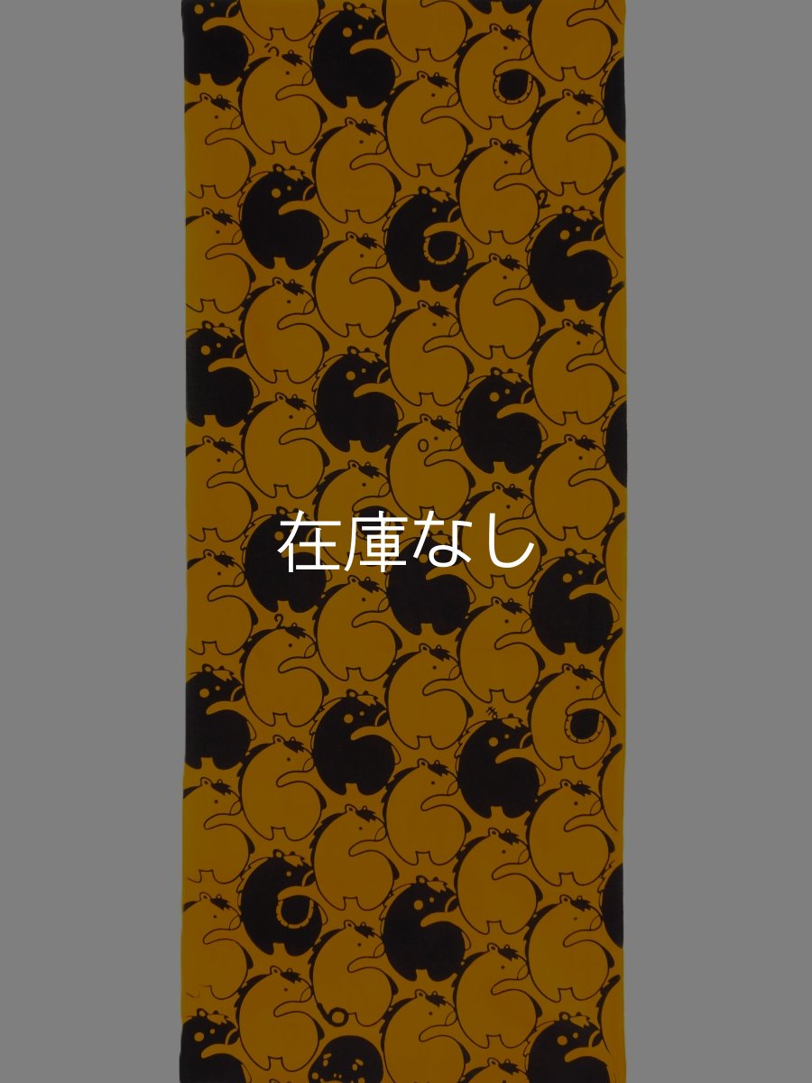 画像3: 【数量限定】喜多屋商店の2026年干支手ぬぐい　うまづくし 山吹 (3)