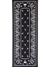 画像3: EGO STOREの手ぬぐい　バンダナ柄 ブラック (3)