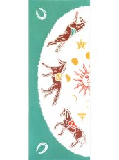 画像4: 【数量限定、12月19日20時〜販売開始】ふんどしゆうこの2026年干支「午」手ぬぐい　地を蹴って進む【お一人様1点限り】 (4)