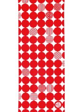 画像3: 【1月の期間限定、3日20時〜販売開始】MASMIC寿の手ぬぐい　アカ丸 (3)