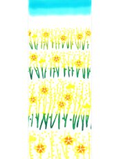 画像3: 和布華の手ぬぐい　水仙の丘 (3)