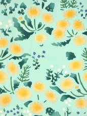 画像1: ヤギセイの手ぬぐい　たんぽぽ (1)