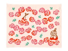 画像1: ムーミン注染ハンカチ　リトルミイ ローズ (1)