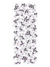 画像3: あひろ屋の手ぬぐい　枝桜 ぶどう鼠色 (3)