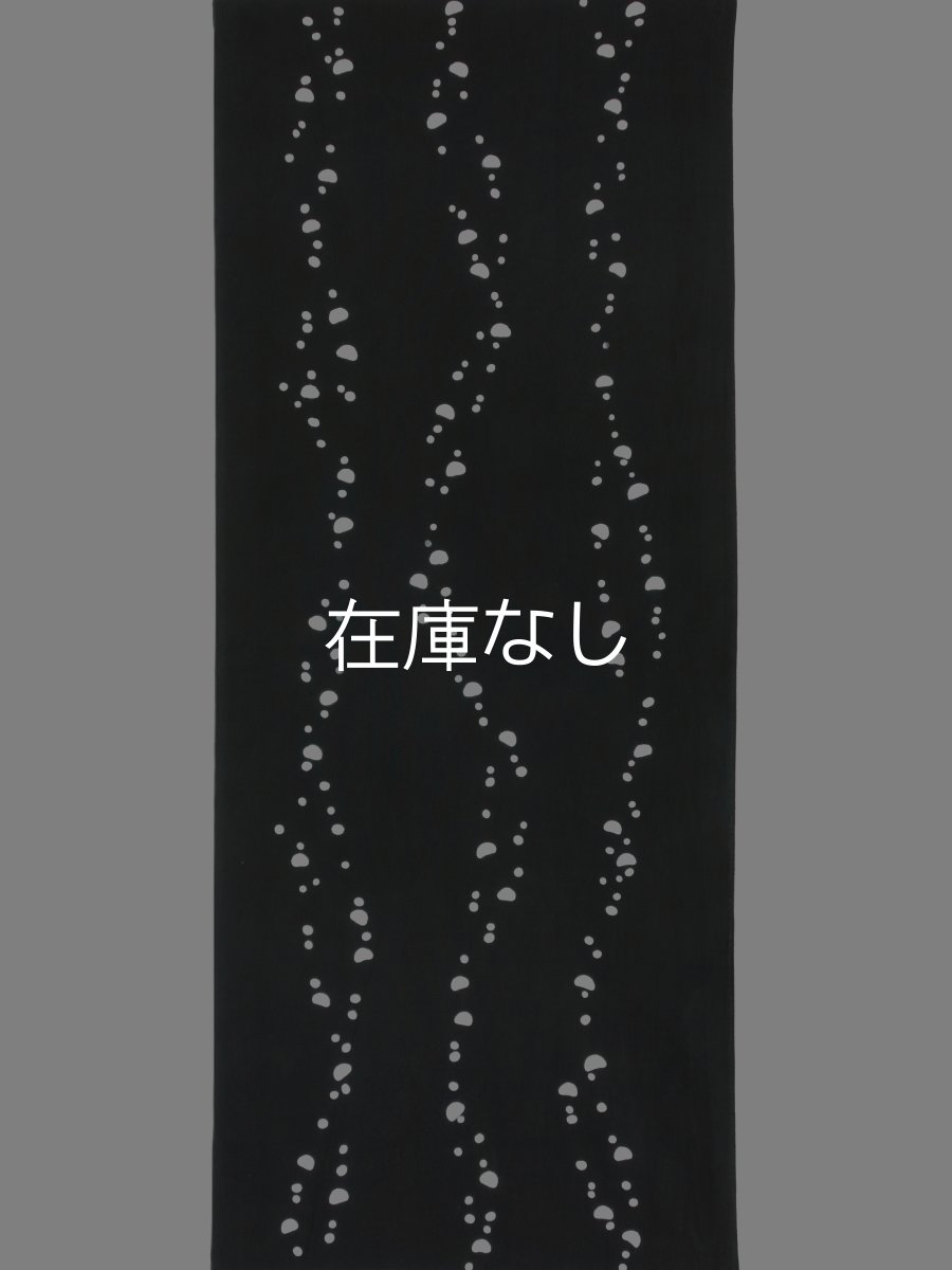 画像3: あひろ屋の手ぬぐい　海月 黒 (3)