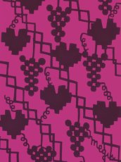 画像1: 【※3月1日20時〜販売開始予定、3月の期間限定】木下恵の手ぬぐい　ぶどう棚 ローズ（新色、初登場） (1)