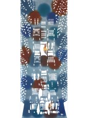 画像3: 【※3月1日20時〜販売開始予定、3月の期間限定】木下恵の手ぬぐい　家具屋のキツツキさん はいいろ（初登場） (3)