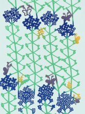 画像1: 【※3月1日20時〜販売開始予定、3月の期間限定】木下恵の手ぬぐい　ナズナ グレー（初登場） (1)