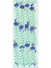 画像3: 【※3月1日20時〜販売開始予定、3月の期間限定】木下恵の手ぬぐい　ナズナ グレー（初登場） (3)