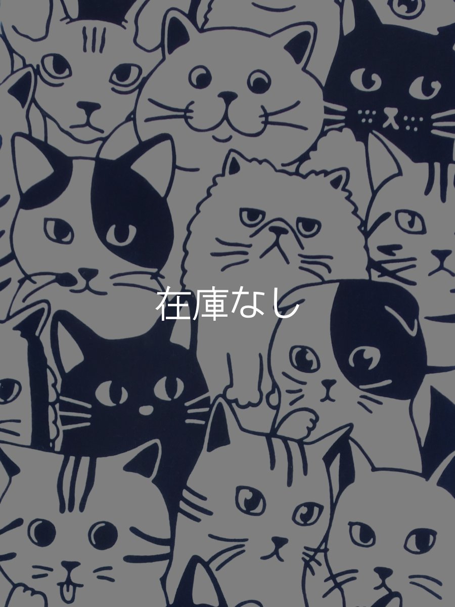 画像1: 和布華の手ぬぐい　ねこだらけ (1)