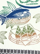 画像2: 気音間の手ぬぐい　万福鯉のぼり (2)