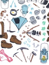 画像2: nugooNEXTの手ぬぐい　山の道具 (2)