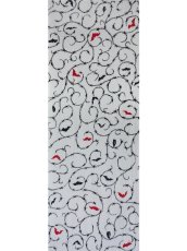 画像3: 【4月の限定販売、3月29日20時〜販売開始】紺屋乃加藤の手ぬぐい　有刺鉄線唐草 グレー（初登場） (3)