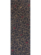 画像3: 【4月の限定販売、3月29日20時〜販売開始】紺屋乃加藤の手ぬぐい　有刺鉄線唐草 黒（初登場） (3)