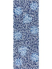 画像3: 【4月の限定販売、3月29日20時〜販売開始】紺屋乃加藤の手ぬぐい　ハート唐草 紺（初登場） (3)