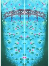 画像4: 【4月の限定販売、3月29日20時〜販売開始】紺屋乃加藤の手ぬぐい　睡蓮（初登場） (4)