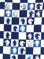 画像1: 【4月の限定販売、3月29日20時〜販売開始】紺屋乃加藤の手ぬぐい　午（初登場） (1)