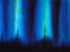 画像1: 【4月の限定販売、3月29日20時〜販売開始】紺屋乃加藤の手ぬぐい　オーロラ マリンブルー（初登場） (1)