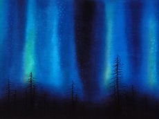 画像2: 【4月の限定販売、3月29日20時〜販売開始】紺屋乃加藤の手ぬぐい　オーロラ マリンブルー（初登場） (2)