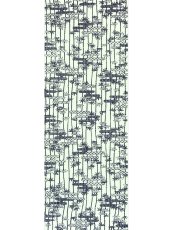 画像3: 梨園染の匠の技手ぬぐい　竹に霞取り七宝 淡緑 (3)