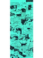 画像3: 梨園染の手ぬぐい　路地裏ねこ (3)