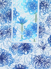 画像2: 【※4月11日20時より販売開始、4月の限定販売】紺屋乃加藤の手ぬぐい　曼珠沙華 青（最新作！初登場） (2)