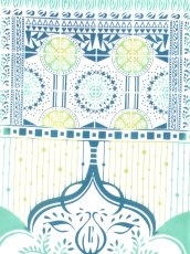 画像2: JIKAN STYLEの手ぬぐい　万福の象徴（アラベスクタイルシリーズ） (2)