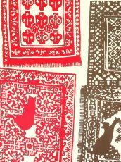 画像2: JIKAN STYLE × sunuiの手ぬぐい　RUG CAT（sunuiの素縫い！シリーズ） (2)