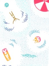 画像1: JIKAN STYLEの手ぬぐい　水玉（ここかしこシリーズ） (1)