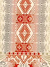 画像2: JIKAN STYLEの手ぬぐい　獅子の玉座（アラベスクタイルシリーズ） (2)