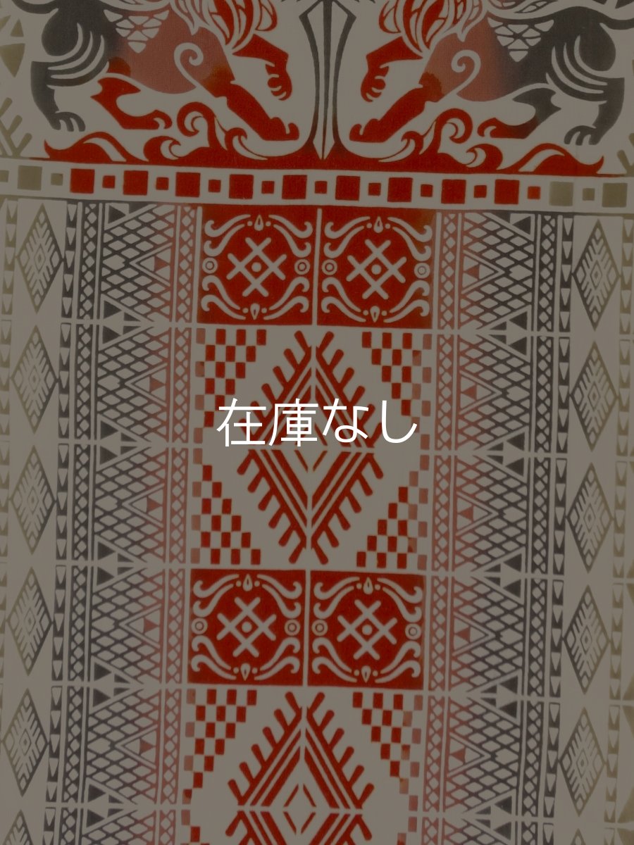 画像3: JIKAN STYLEの手ぬぐい　獅子の玉座（アラベスクタイルシリーズ） (3)