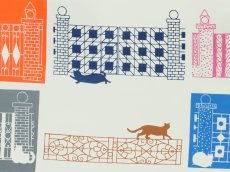 画像1: JIKAN STYLE × sunuiの手ぬぐい　GATE CAT（sunuiの素縫い！シリーズ） (1)