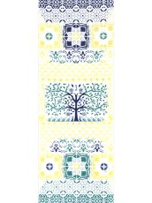 画像4: JIKAN STYLEの手ぬぐい　樹木の巡り（アラベスクタイルシリーズ） (4)