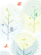 画像1: JIKAN STYLEの手ぬぐい　森玉（ここかしこシリーズ） (1)