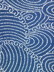 画像3: 梨園染の匠の技手ぬぐい　点描渦巻 (3)