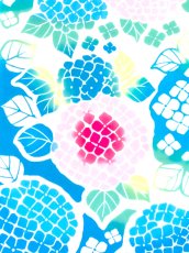 画像2: 和布華の手ぬぐい　紫陽花 (2)