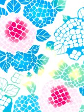 画像1: 和布華の手ぬぐい　紫陽花 (1)