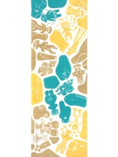 画像3: 【新作、5日20時〜販売開始】とことわの手ぬぐい　縄文女子会 黄色 (3)