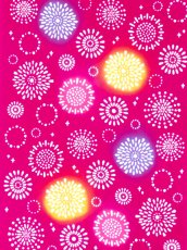 画像1: nugooNEXTの手ぬぐい　星降る花火 (1)