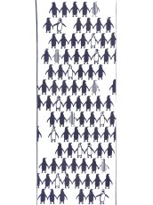 画像3: 越後亀紺屋の手ぬぐい　ペンギン (3)