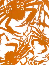 画像1: 越後亀紺屋の新潟手ぬぐい　紅ずわい大収穫 (1)